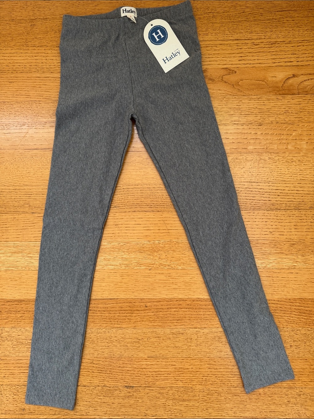 Hatley Girls' Heather Gray Knit Leggings